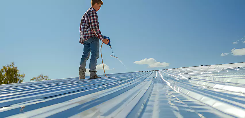 EPDM Roofing Installation Drip Edge in Lockport