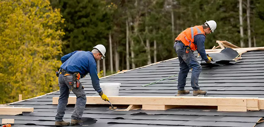 Garage Felt Roof Replacement in Lockport