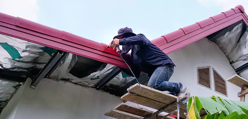 Residential Wind Damage Roof Repair in Lockport